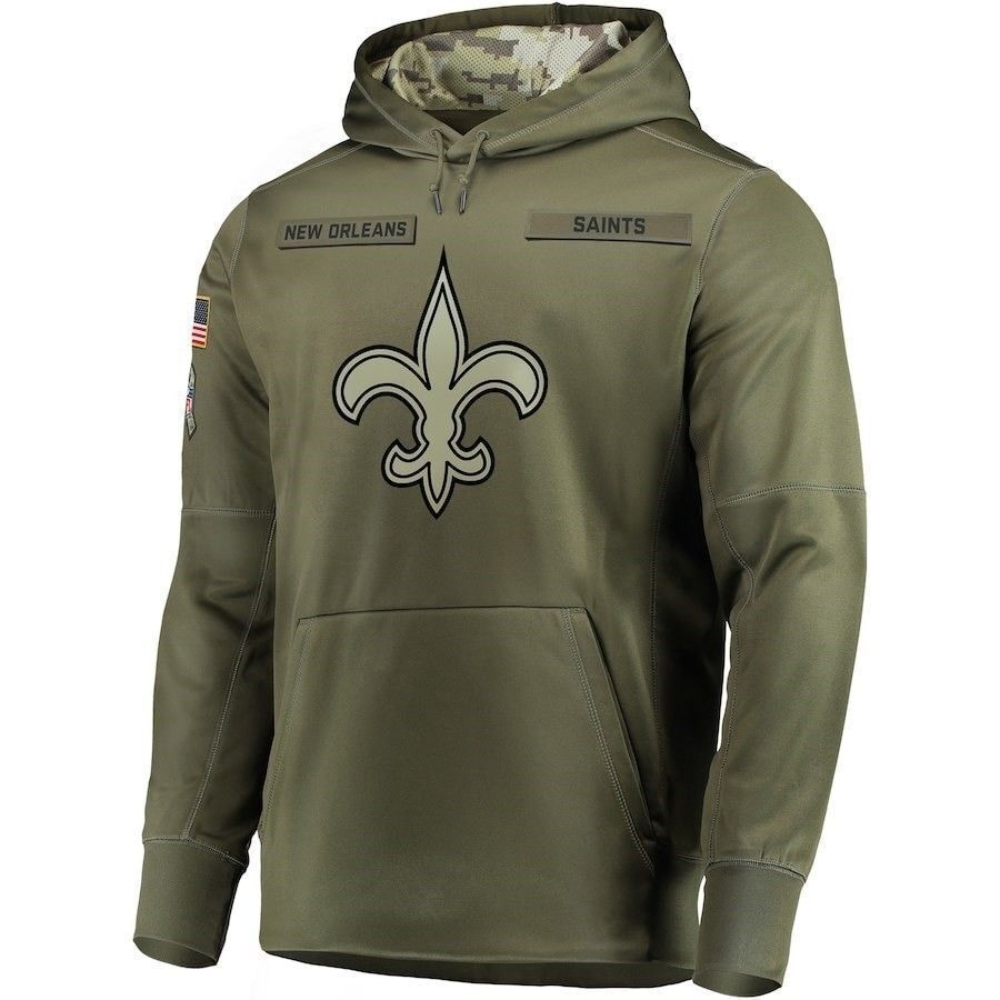 Men New Orleans Saints Green 2024 Nike NFL hoodie->ncaa teams->NCAA Jersey